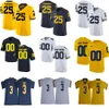 Michigan Wolverines College-Trikot 6 Kareem Walker 52 Mason Cole 74 Ben Bredeson 3 Quinn Nordin Weißgold Marineblau Herren Lady Kid Fußballtrikots