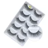 5pairs/lot mink eyelashes 3d mink lashes natural long mink eyelashes 3d false eyelashes full strip eye lashes