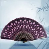 Foldable Hand Fan Sequins Embroider Peacock Tail Dancing Fans For Women Stage Performance Prop Factory DiRect 1 8zq BB