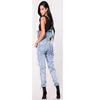 90 s Denim Tulum Mavi Jean Dungarees Vintage Baggy Genel Pantolon kadınlar için Denim Workwear Önlüğü Tulum 90 s Giyim boyutu Orta