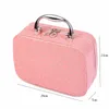 Small Mini Alligator Cosmetic Bags Beauty Case Makeup Bag Lockable Jewelry Box Travel Toiletry Organizer Suitcase