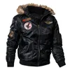 Winter Bomberjacke Männer Armee Taktische Jacke Warme Wolleinlage Oberbekleidung Daunen Parkas Hoodie Pilot Mantel M-4XL