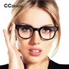 CCSpace Classic Rivet Square Óculos Quadros Homens Mulheres Retro Marca Designer Óptica Óptica Óculos Fashion Eyewear 45138