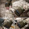 Tactical Hard Knuckle Guanti mezze dita Esercito da uomo Combattimento Caccia Tiro Airsoft Paintball Police Duty - Senza dita