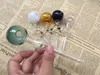 wholesale 14cm Pyrex colorful Great thick Oil Burner Pipe Glass Tube Pipe Oil Burning Nail smoking Pipe