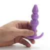 2018 Plug anale giocattoli sessuali, beatitudine anale per principianti! Soft TPR Butt plug per i giocattoli del sesso anale del masturbatore delle donne degli uomini S924