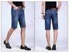 2018 Nya ankomst män korta jeans nya sommar manlig solid färg bomullshål denim shorts casual knä längd jeans shorts jyt-2000