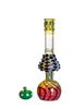 Heady Glass Bong Mushroom Rainbow Hookahs Thick Water Pipe Unique New Style Diffuser Downstem 13 Inches and 18mm Joint