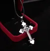 Pretty Cross Necklaces & Pendants For Jewelry Wholesale Leather Necklace