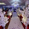 1.5m 5 pés 5 pés Branco Artificial Flor de cerejeira Árvore Roman Coluna Road Leva para Shopping Casamento Adereços abertos