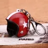 Fashion Motorcycle Helmets Key chain New Cute Safety Helmet Car kry ring men Keychain gift Jewelry key holder