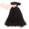 Malásia 100% Human Hair Products 3pcs Pacotes de cabelo sedosos 8-30 polegadas Deep Curly Body Wave Remy Teais