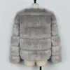 LANSHIFEI 2018 새로운 디자인 가짜 모피 코트 겨울 따뜻한 두꺼운 솜 자켓 여성 외투 여성 모조 모피 파카 코트