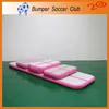 Kostenloser Versand, kostenlose Pumpe, ein Satz (6 Stück) Mini-aufblasbare Air-Track-Gymnastik-Lufttrockner-Bahnmatte für Gymnastik