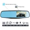 Dual Lens Car Camera Achteruitkijkspiegel Full HD 1080P Auto DVRS Auto DVR Night Vision Parking Video Recorder Registrator Dash Cam