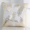 Poduszka Supersoft Velvet Bronzing Pillow Cover Christmas Cover Decor Home Decor Złota znaczek poduszka dekoracyjna sofa sofa miłość Pil3907311