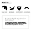 Oval Black Beech Black Pig Dumplings Hair Beard Wooden Brush Bluezoo Man Beard Beauty Care Tools