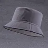 Capas de verão masculinas Dois lados usam pescadores de chapéu de pescador ao ar livre chapéu de sol dos homens 100 algodão chapé de algodão HATS 9 CORES1243513
