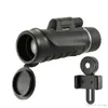 Eyebreb 10x42 Teleskop Monokulärt kompakt handhållen Multi-Coated Monocular Spotting Scope Telescope med Smartphone Adapter Mount