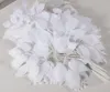 アナログ緑の植物の枝のプラスチック葉のDIYの結婚式の家族の品質工場装飾偽の人工葉12ピース