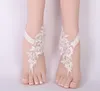 Nowy koronkowy kwiatowy łańcuch stóp dla kostek ślubnych Boso sandały ślubne Akcesorium Podnośnik biżuterii1581511