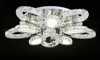 Enkel Modern Crystal Circular LED elliptisk blomma taklampor Lyxiga hushållsrumsljus Vardagsrum Villas Hotel Dimming Light