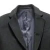 معاطف الخندق للرجال بالجملة-أزياء الأزياء الصوفية overcoat طوق الضعف X-long واحد الصودي