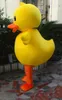 Traje de pato amarelo grande de alta qualidade Vestido extravagante Ternos de tamanho adulto - mascote personalizável2246