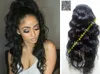 160g Raw virgin unprocessed indian wavy ponytail hair extension natural black curly human hair ponytail with drawstring two combs Easy hair