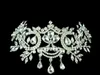 Bling Silver Wedding Accessoarer Bridal Tiaras Hairgrips Crystal Rhinestone Headpieces Smycken Kvinnor Pannor Hår Kronor Headbands