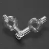 Accessoires pour fumeurs Bouchon de carb à bulles en verre transparent universel dôme rond pour conduites d'eau XL clous thermiques à quartz épais