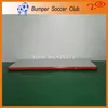 Livraison gratuite pompe gratuite matelas d'air gonflable de voie de dégringolade de 4x1x0.2 m pour la piste d'air gonflable de tapis de gymnastique gonflable à vendre