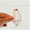 Retro Iron Metal Diamond LED Fairy String Lights Battery Xmas Holiday Wedding Party Home Decoration 10 Leds Lantern String Lamps