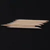 Whole 600x ORANGE WOOD CUTICLE STICKS HOOF PUSHER NAIL TOOL MANICURE PEDICURE NAIL ART2071652