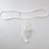 String Thong G2038 Rolig liten påse kan inte täckt glänsande Sheer Polyester Micro Pouch Underkläder