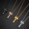 Angel Cremation Necklace Memorial Urn Pendant Rose Gold Stainless Steel Ashes Keepsake Jewelry Gift for Women Men Hold Human Pet C2136286