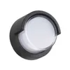 Outdoor Indoor Wall Lamp Aluminum Surface 12W Warm White LED Round And Square Waterproof IP54 Garden Lights