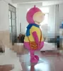 розовый бегемот костюм талисмана Cospaly прекрасный бегемота мультфильм животных для взрослых характер Хэллоуин костюм карнавальный костюм