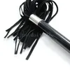 Bondage Genuine Real cow Leather Whip cowhide Flogger Handle Tassels cosplay restraint #R98