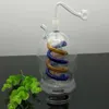 Tuyaux de fumée Hookah Bong Glass Rig Oil Water Bongs Big Belly Bombed Glass Water Smoke Bottle