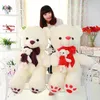 27.57 '' Giant Huge Cuddly Fyllda Djur Plush Teddy Bear Toy Doll Djur Leksaker Doppar för barn Interaktiv baby