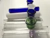 2018 Pyrex Glas Ölbrenner Rohr Bohrinsel Bubbler Glasrohr Glasbongs Wasserpfeife Ölbrenner Rauchzubehör