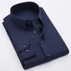 Titmsny High Quality Men's Shirt Long Sleeve Slim 2018 New Fashion Designer Solid Color Men's Shirts For Business Shirts M-4XL