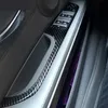 BMWのステッカーE90カーボンファイバーウィンドウリフタースイッチボタン装飾フレームカバートリムインテリアモールディングステッカー3シリーズ20052012