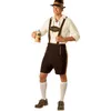 Costume d'Oktoberfest Lederhosen bavarois Octoberfest Festival allemand de bière Halloween pour hommes Costumes de bière grande taille M L XL 2XL1290k