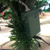뜨거운 판매 2018 다채로운 광섬유 램프 녹색 크리스마스 트리 아이언 스탠드 홈 축제 장식