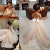 الواجهة فساتين المسابقة للفتيات الصغيرات الحرة الشحن Vestido De Daminha Infantil واحد الكتف زهرة فتاة فساتين الكرة بثوب