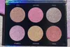 W magazynie !! Hot Highlighter Paleta 6Colors Glow Dream / Nicole Bronzers Highlighters Proszek