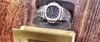 Męskie męskie męskie automatyczne cal 324 SC Watch data biały czarny szary mężczyźni ETA 5711 g Stalowe zegarki platynowe