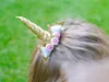 Nouveau Halloween mignon bébé fille cheveux accessoires Licorne fille pinces à cheveux sequin bébé Barrettes arc enfants pinces à cheveux filles accessoire de cheveux